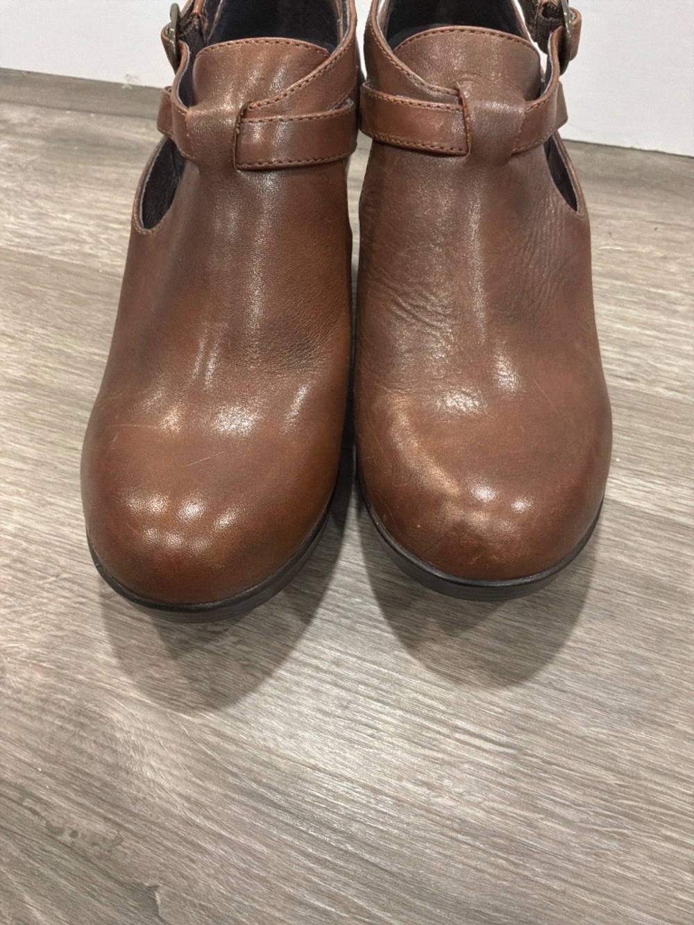 Dansko Franka Leather Wedge 38 GUC - Picture 6 of 9